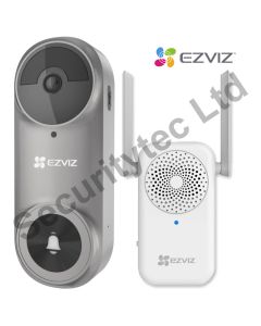 5MP, GREY, DB2-PRO, Wi-Fi, Battery-powered EZVIZ Video Doorbell Kit with Chime