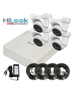 2MP, 4x Turret Camera kit, P&P leads & PSU inc, HiLook by Hikvision