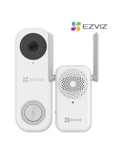 5MP, DB2-PRO, Wi-Fi, Battery-powered EZVIZ Video Doorbell Kit with Chime