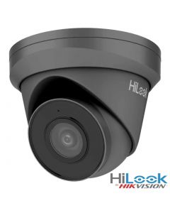 5MP, 2.8mm Lens, 30m IR, HiLook by Hikvision, Turret IP camera with MIC, GREY