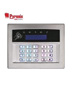 PYRONIX WIRED LCD KEYPAD WITH PROX BUILT-IN, FOR EURO PANELS, SATIN CHROME