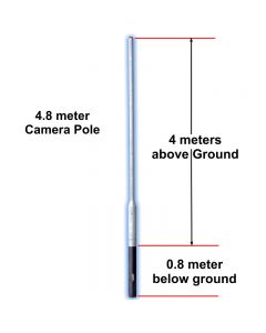 4 meter Camera Mounting Pole (inc. delivery, most UK destinations)
