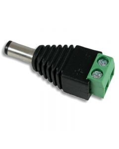 Jack adapter for DC leads (male)