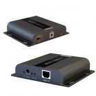HDMI & IR remote over CAT5/6 set, up to 120 meters, PoE powered, supports multiple receivers