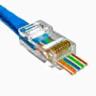 RJ45 PASS THROUGH CRIMP PLUG, SUITABLE FOR CAT6E/CAT6PE CABLES