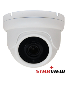5MP, 2.7-13.5mm motor vari-focal lens, TVI-AHD-CVI-CVBS, Metal Turret Camera, Ultra low light Sony Starvis sensor, White