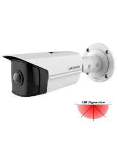 4MP, 180-degree view, Bullet IP Camera, 10m IR