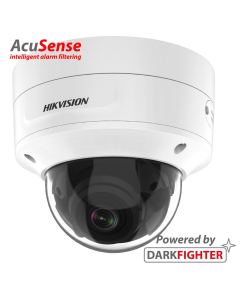 4MP, Hikvision Motor 2.8-12mm lens, 40m IR, Darkfighter, AcuSense, Dome IP Camera