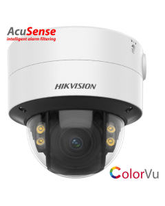 4MP, ColorVu, Motor 3.6-9mm lens, 60m White light LED's, AcuSense, Dome IP Camera