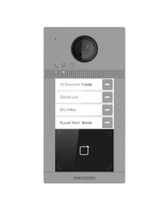 Hikvision, Surface Mounting, 4 Button, with Built-in PROX. reader, IP Video intercom villa door station