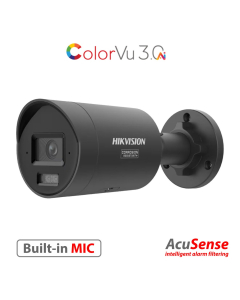 4MP, 2.8mm Smart Hybrid IR+White light ColorVu Bullet, built-in Mic