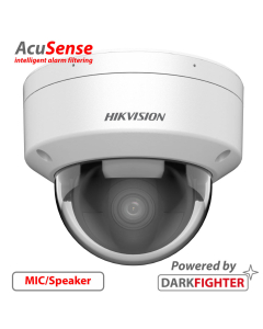 8MP, 2.8mm lens, 30m IR, Darkfighter, AcuSense, Dome IP Camera, Built-in MIC