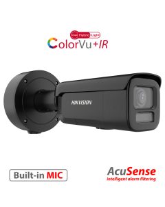 Hikvision DS-2CD2687G3-LIZSY (2.8–12mm)/B – 8MP ColorVu Varifocal Bullet Camera, Smart Hybrid Light, Black