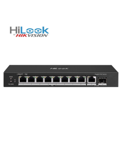 8 Gigabit ports PoE Switch with RJ59 & SPF uplinks, HILOOK BY HIKVISION