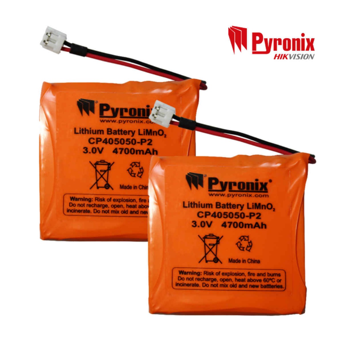 chi　805050 PYRONIX LITHIUM SOUNDER BATTERY FOR DELTA-MOD-WE (2-PACK)
