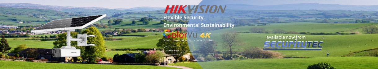 Hikvision Flexible Security, Environmental Sustainability - ColorVu 4K available from Securitytec